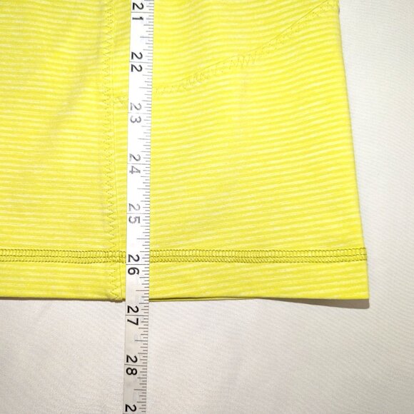 Lululemon | Athletic Racerback "Turbo Tank" in Split Pea Yellow Green | Size 12 - Picture 11 of 15